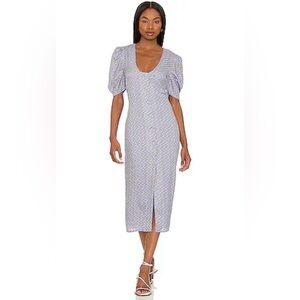 Anna Nata Victoria Dress in Iris Violet Size Small NWT
(Revolve)